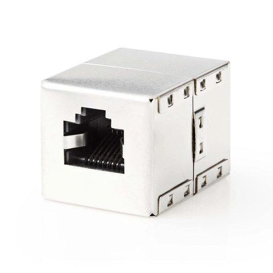 Nätverkskoppling | Adapter | Skärmad | RJ45 Hona | RJ45 Hona | Rak | ABS | Kuvert