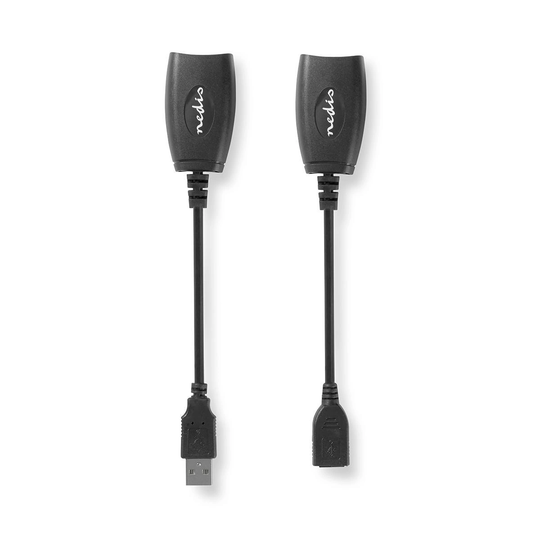 Aktiv USB-kabel | USB 1.1 | USB-A Hane | RJ45 Hona | 12 Mbps | 0.20 m | Rund | Nickelplaterad | PVC | Koppar | Kuvert