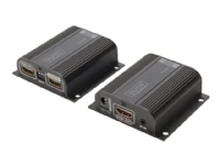 DIGITUS Professional DS-55100-1 HDMI Extender Set, Full HD - Förlängd räckvidd för audio/video - upp till 50 m