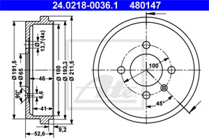 Bromstrumma, Bakaxel, vw lupo i, 6X0 609 617