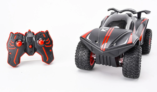 Gear4play Light and Mist Car V2 1:16 Radiostyrd Bil, Svart/Röd