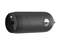 Belkin BOOST CHARGE - Strömadapter för bil - 20 Watt - Fast Charge (24 pin USB-C) - svart