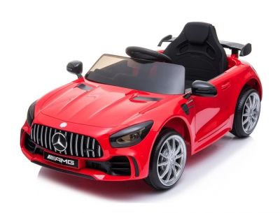 Elbil barn Mercedes GTR AMG röd