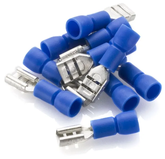 Blå flatstifthylsa 10-pack 4,8 mm