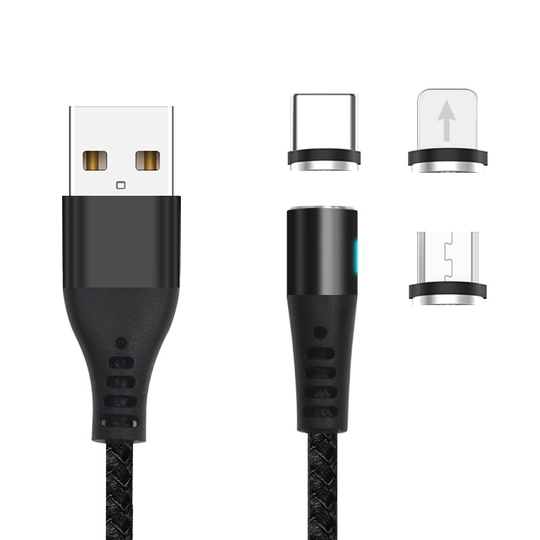 Maxlife MXUC-02 Magnetisk 3i1-Laddkabel