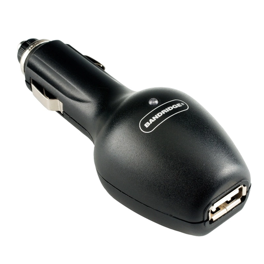 Billaddare 1-Utgång 1.0 A USB Svart