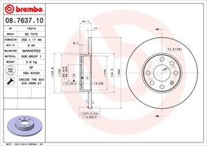 Bromsskiva, Framaxel, opel astra g halvkombi, astra g kombi, astra g sedan, astra g skåp / kombi, 569058, 90497303, 9117676