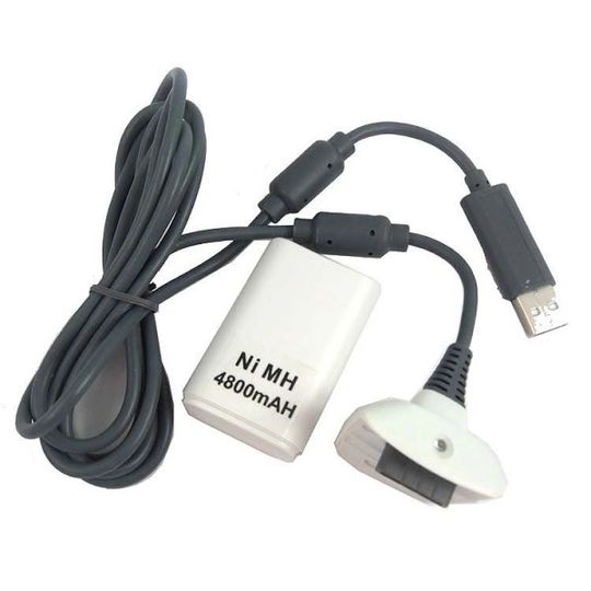 Batteripaket till Xbox 360 handkontroll inkl laddkabel