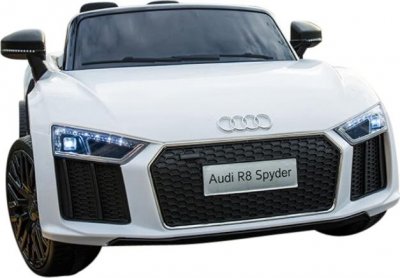 Elbil barn Audi Spyder R8 Vit