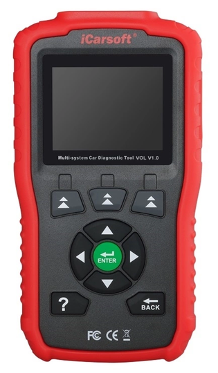 iCarsoft Diagnostikverktyg, VOL V1.0