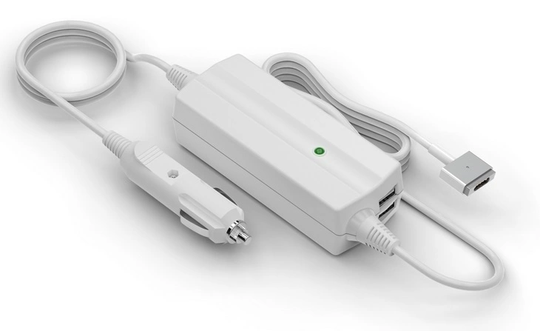 Billaddare Apple Magsafe 45/60W 2 extra USB-portar