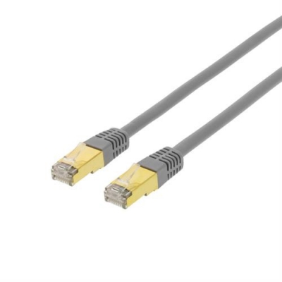 Cat7 S/FTP Nätverkskabel Cat7 S/FTP RJ45 grå 1M