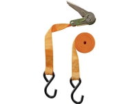 TOOLCRAFT 2270444 Spännband i två delar Dragkraft LC-surrning (individuell/direkt)=250 daN (L x B) 5 m x 25 mm Spärrhake
