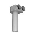 Danfoss Flex takbox. - Air Flex DPV-Ø100/75-300. box. reglerventil. lång