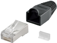 Böjskydd RJ45-plugg, CAT 5e STP skärmad med böjskydd