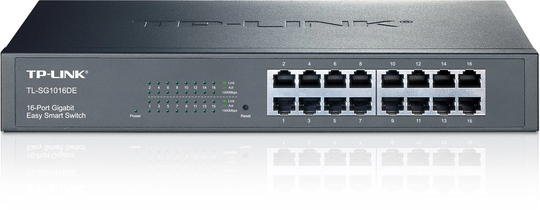 TP-LINK, nätverksswitch, 16-ports 10/100/1000Mbps, RJ45