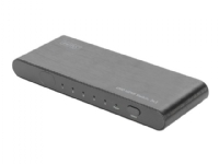 DIGITUS 4K HDMI switch DS-45317 - Video-/ljudomkopplare - 5 x HDMI - skrivbordsmodell