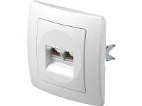 TEM Ekonomik SERIES SOCKET CAT5e KS DOUBLE2x RJ45
