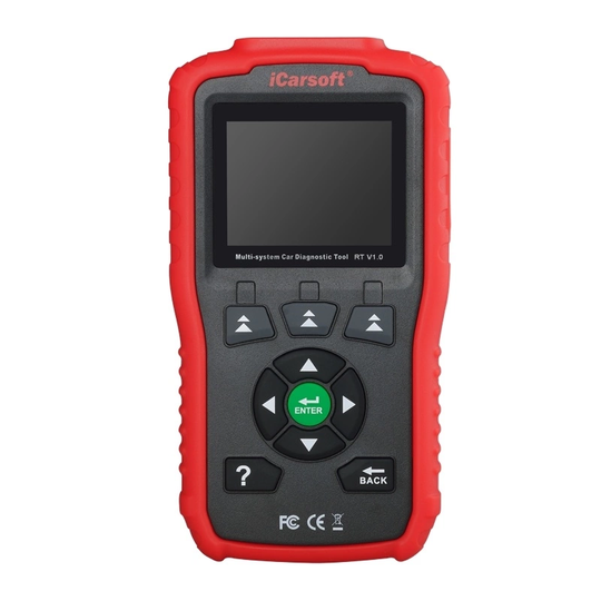 iCarsoft Diagnostikverktyg RT V1.0