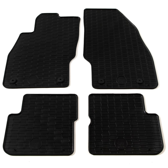 vidaXL Bilmattor set gummi 4 delar för Mercedes C63 AMG Combi C-Klass