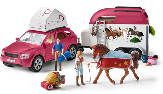 Schleich 42535 Bil Med Hästtransport