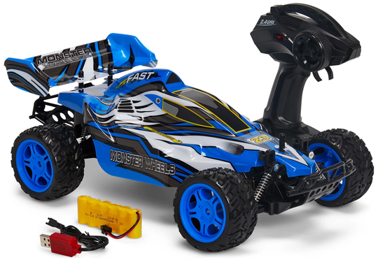 Alex's Garage Crawler King Radiostyrd Bil, Blå