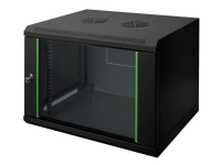 DIGITUS Dynamic Basic DN-19 07-U-EC-SW - Rackskåp - väggmonterbart - RAL 9005 - 7U - 19