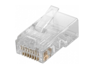 Modulär plugg KAT5E RJ45 UTP mjuk/styv - (10 st.)