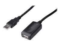 DIGITUS DA-73103 - USB-förlängningskabel - USB (hane) till USB (hona) - USB 2.0 - 25 m - aktiv