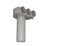 Danfoss Flex takbox. L - Air Flex DPV-Ø125/75-300. box. styrventil. lång