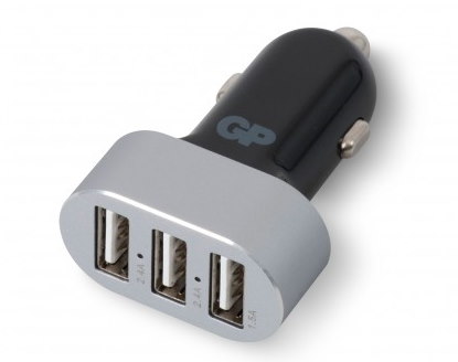 USB Laddare till Bilen, 2 x USB (2,4A), 1 x USB (1.5A)