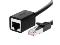 Ugreen UGREEN network cable RJ45 Ethernet extension, Cat. 6, FTP, with 1m metal plug, (black)