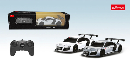Rastar Audi TT 1:24 Radiostyrd Bil, Silvergrå