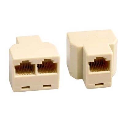 DELTACO Trevägskoppling 8P/8C RJ45
