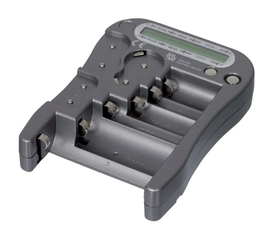 Batteritestare med LCD-display