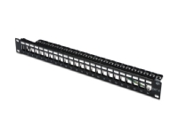 DIGITUS DN-91411 - Patch-panel - svart - 1U - 19 - 24 portar