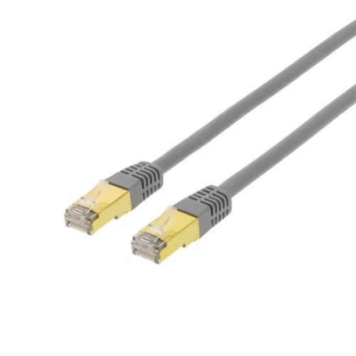 Cat7 S/FTP Nätverkskabel patchkabel RJ45 grå 0.5M