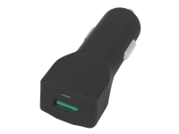 eSTUFF - Strömadapter för bil - 12 Watt - 2.4 A (USB) - mattsvart