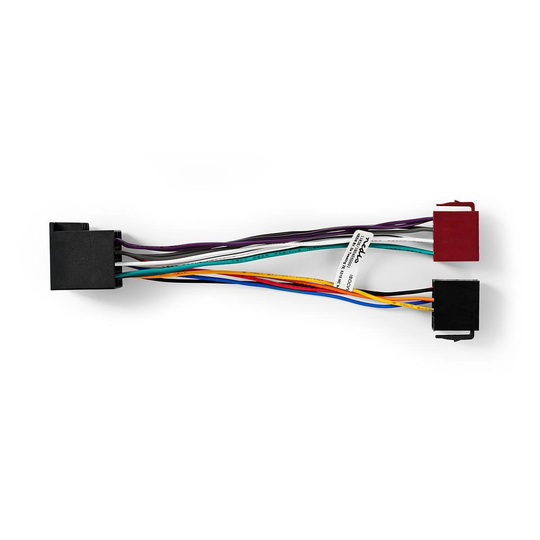 ISO Adapter Kabel | Volkswagen | 0.15 m | Rund | PVC | Plastpåse
