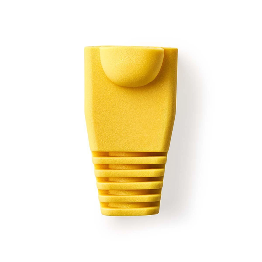 dragavlastningshylsa | RJ45 | 10 st. | PVC | Gul | Plastpåse