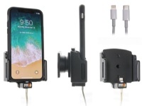 Brodit Hållare för Kabelanslutning för Apple iPhone 11, Mobil/Smartphone, Aktiv hållare, Bil/Indoor, Svart