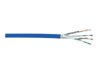 DIGITUS - Bulkkabel - 100 m - F/UTP (folieöverdraget oskärmat tvinnat par) - CAT 6a - ljusblå