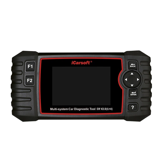 iCarsoft Diagnostikverktyg, CR V2.0(1+4)