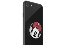 PopSockets PopSockets PopGrip - Extendable Stand and Holder for Smartphones and Tablets with Removable Cover - Peekaboo Minnie