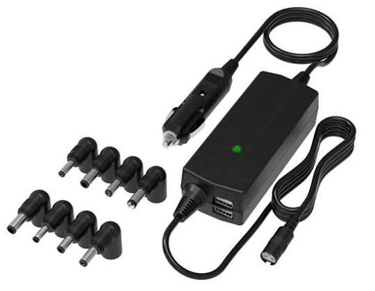 Universal laptopladdare till bil, 8 kontakter