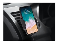 DELTACO QI-1031 - Trådlös laddningshållare för bil - 10 Watt - 1.2 A - Fast Charge