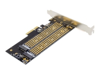 DIGITUS DS-33172 - Gränssnittsadapter - M.2 - 2 Kanal - M.2 Card - PCIe 3.0 x4