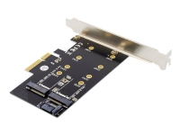 DIGITUS DS-33170 - Gränssnittsadapter - M.2 - 2 Kanal - M.2 Card - PCIe 3.0 x4