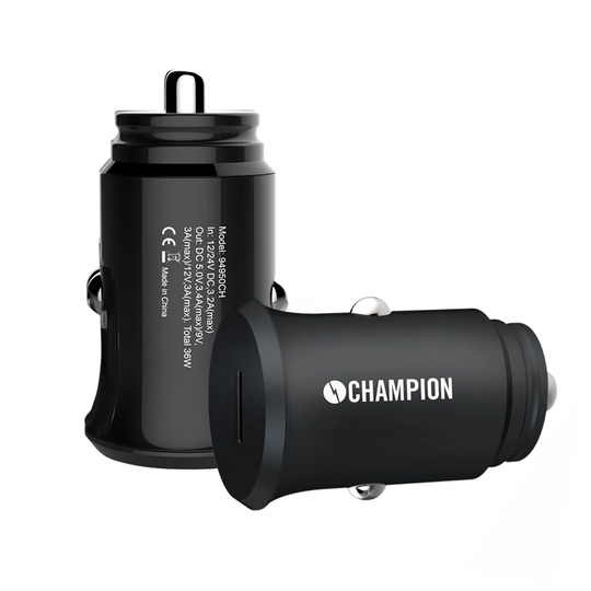 Champion USB Ladd. 12/24V USB-C/PD 36W