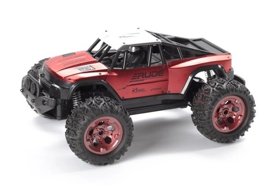 Rude Off-Road 1:12 RC-Bil, 2,4GHz, Röd Metallic